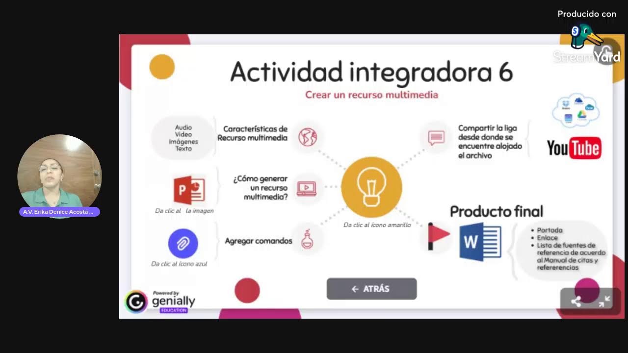 6° Espacio abierto de aprendizaje con tu Asesora Virtual
