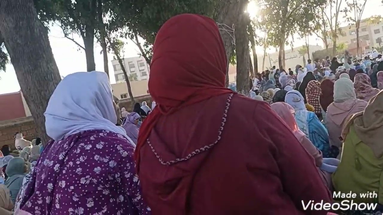 صلاة العيد بمدينة سطات