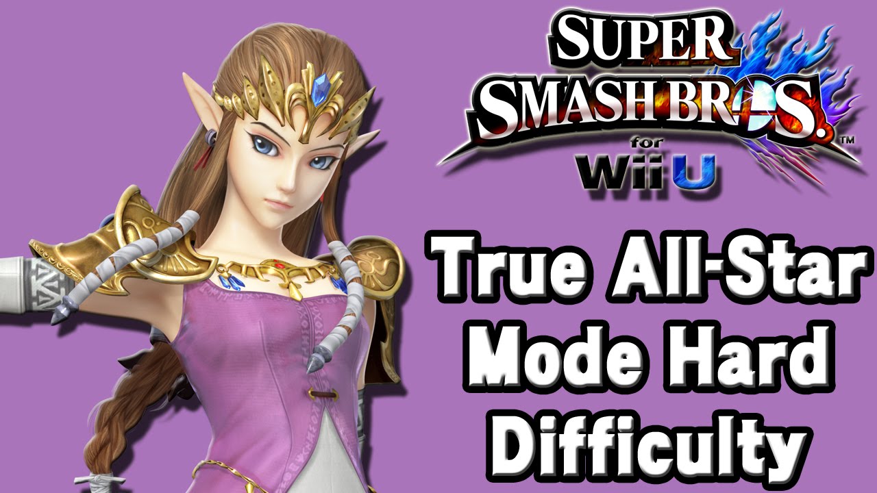 Super Smash Bros. For Wii U (True All-Star Mode Hard Difficulty | Zelda) 60fps