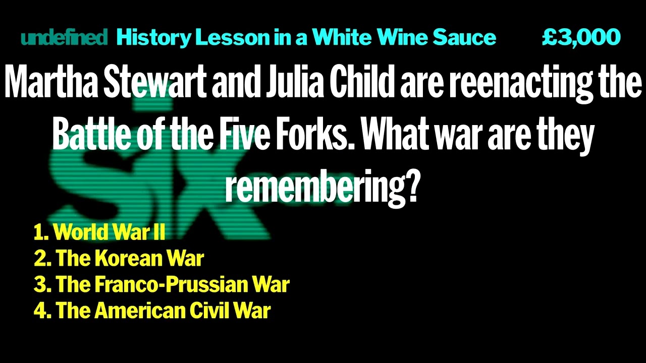 YDKJ Tabletop's Question 30, but Martin Beaver (Community Calamity) is the host.