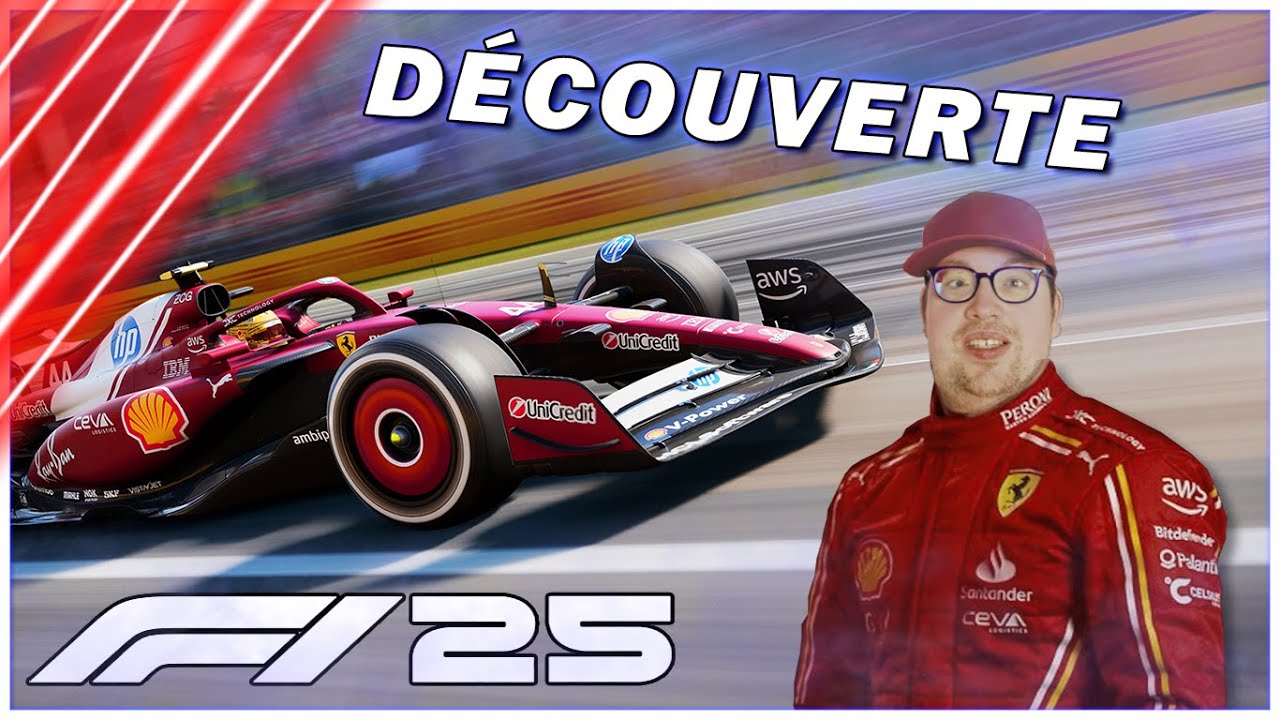 MES PREMIERS TOURS DE ROUE SUR F1 25 ! 🏁🔥