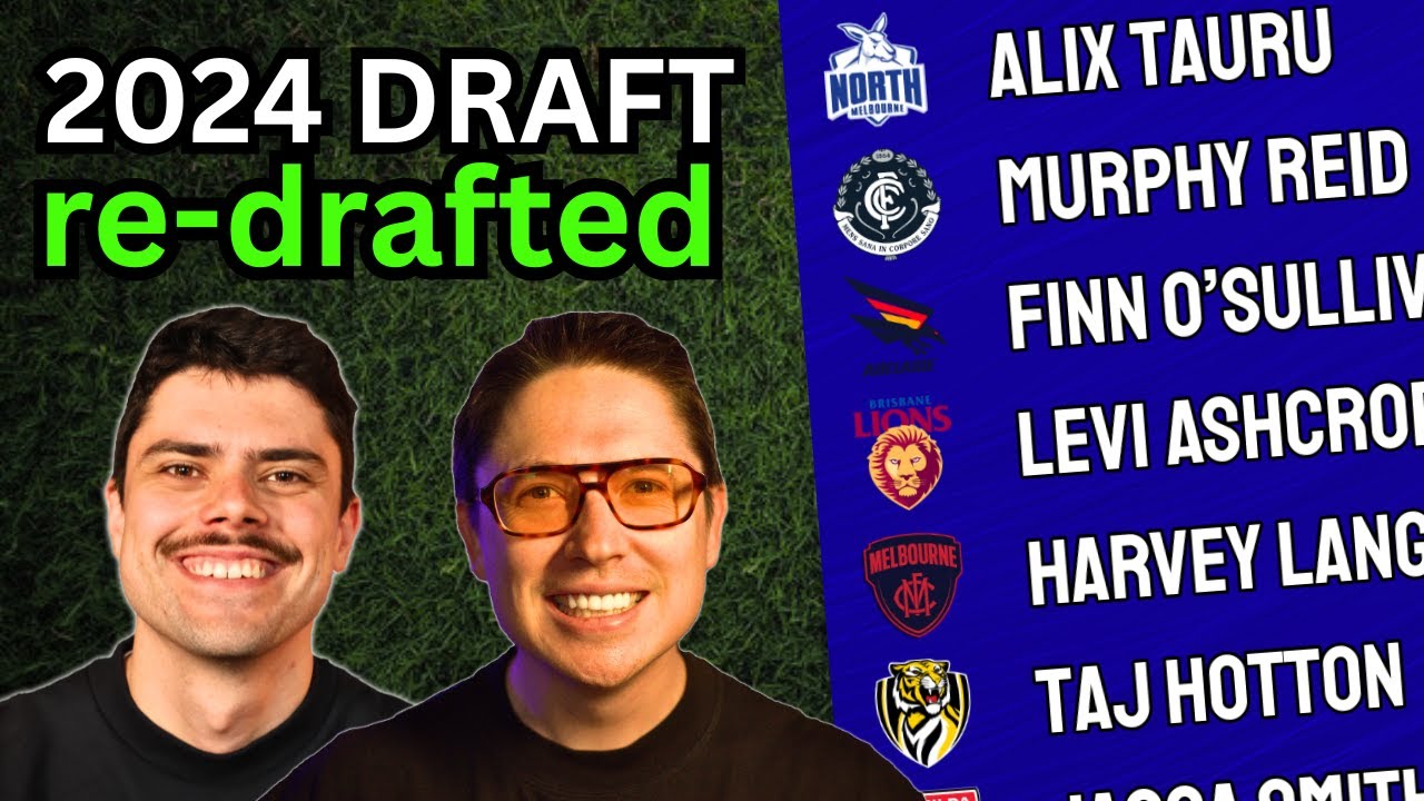 Re-Drafting the 2024 AFL Draft | One Year On