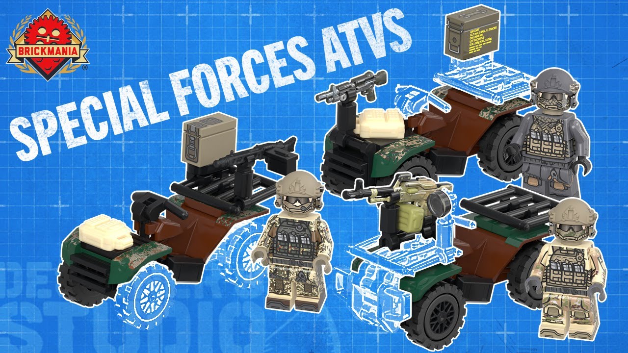 Special Forces ATVs - Brickmania Designer's Studio