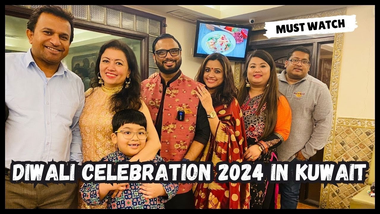 Diwali Celebration In Salimiya Kuwait Followed By Special Dinner At Dawat Restaurant.