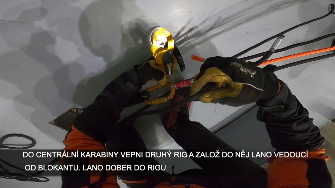 4 9 2 2 Překonání uzlu při vytažení