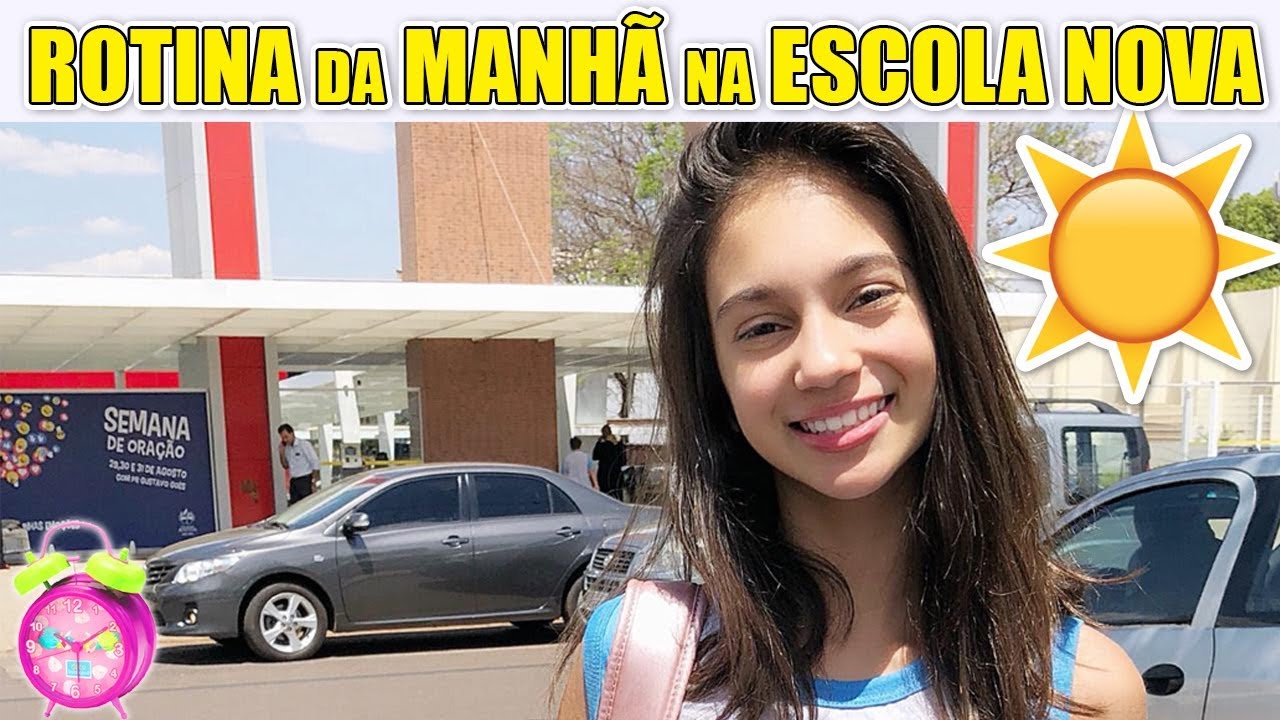 ROTINA DA MANHÃ NA ESCOLA NOVA - Na mala da Mila