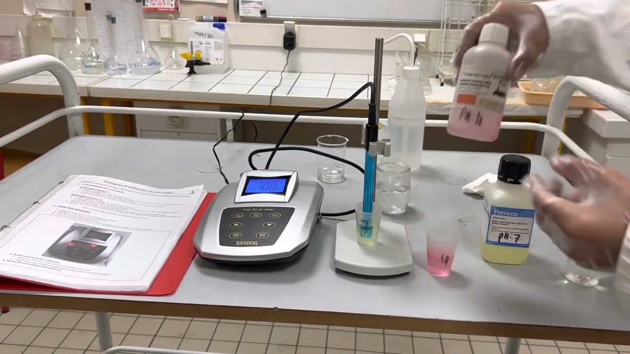Étalonner un pH-mètre
