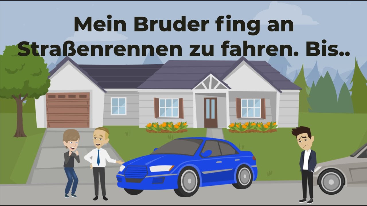 Mein Bruder fing an Straßenrennen zu fahren  Bis.... #storyanimated