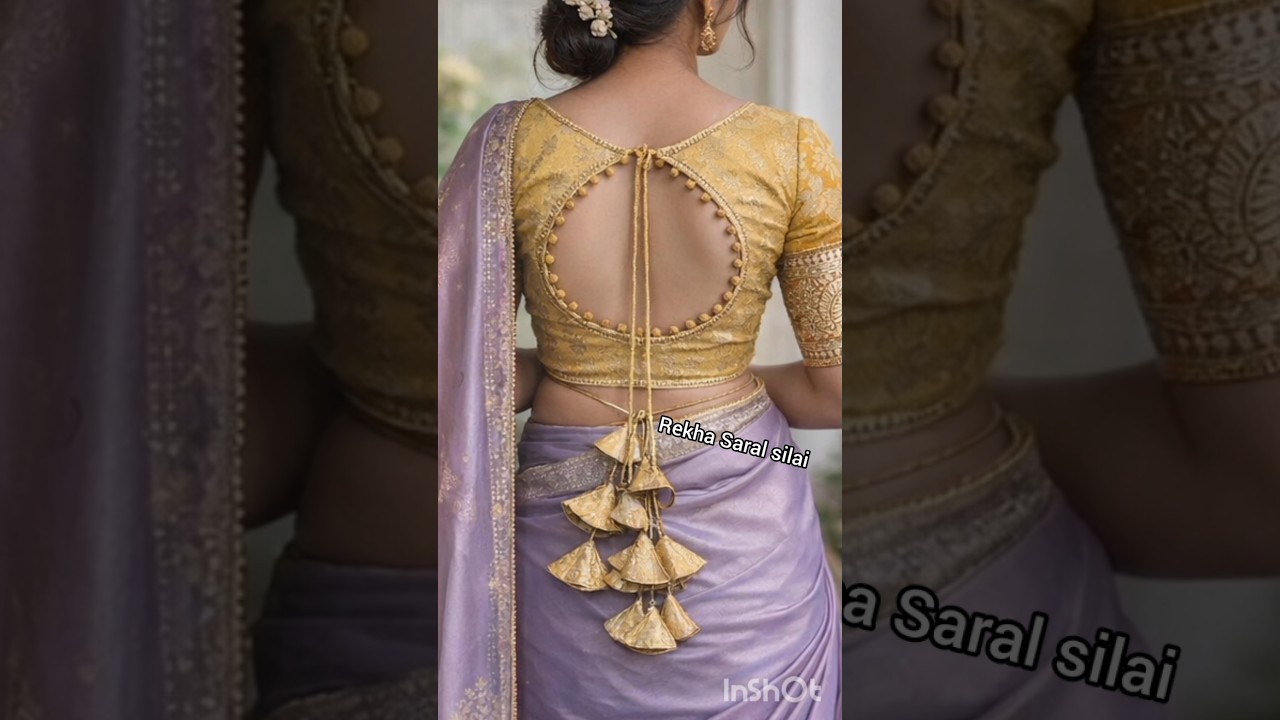 New💗👌👌 Trending blouse back neck design 