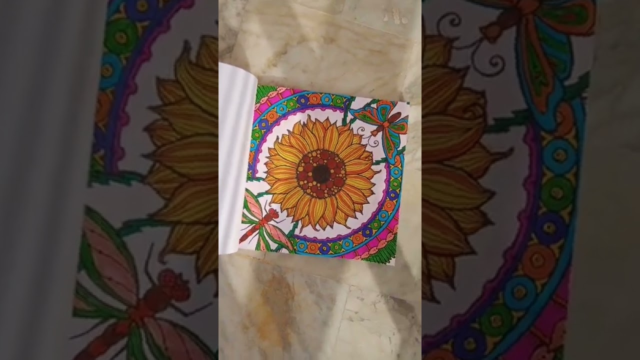 Dreamland publications mandala colouring book 3 #shorts #youtubeshorts