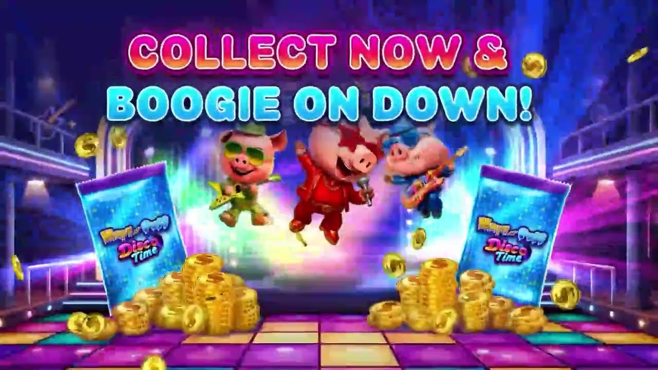 Huff N' Puff Disco Time Collections Set! #slots #casino #slotmachines