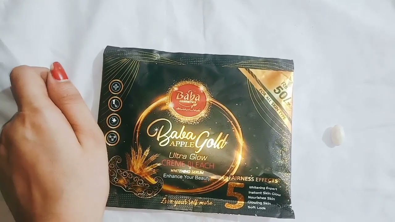 Baba gold Apple ultra Glow bleach Crema ︳sab say zayada acha result hy is ka😙