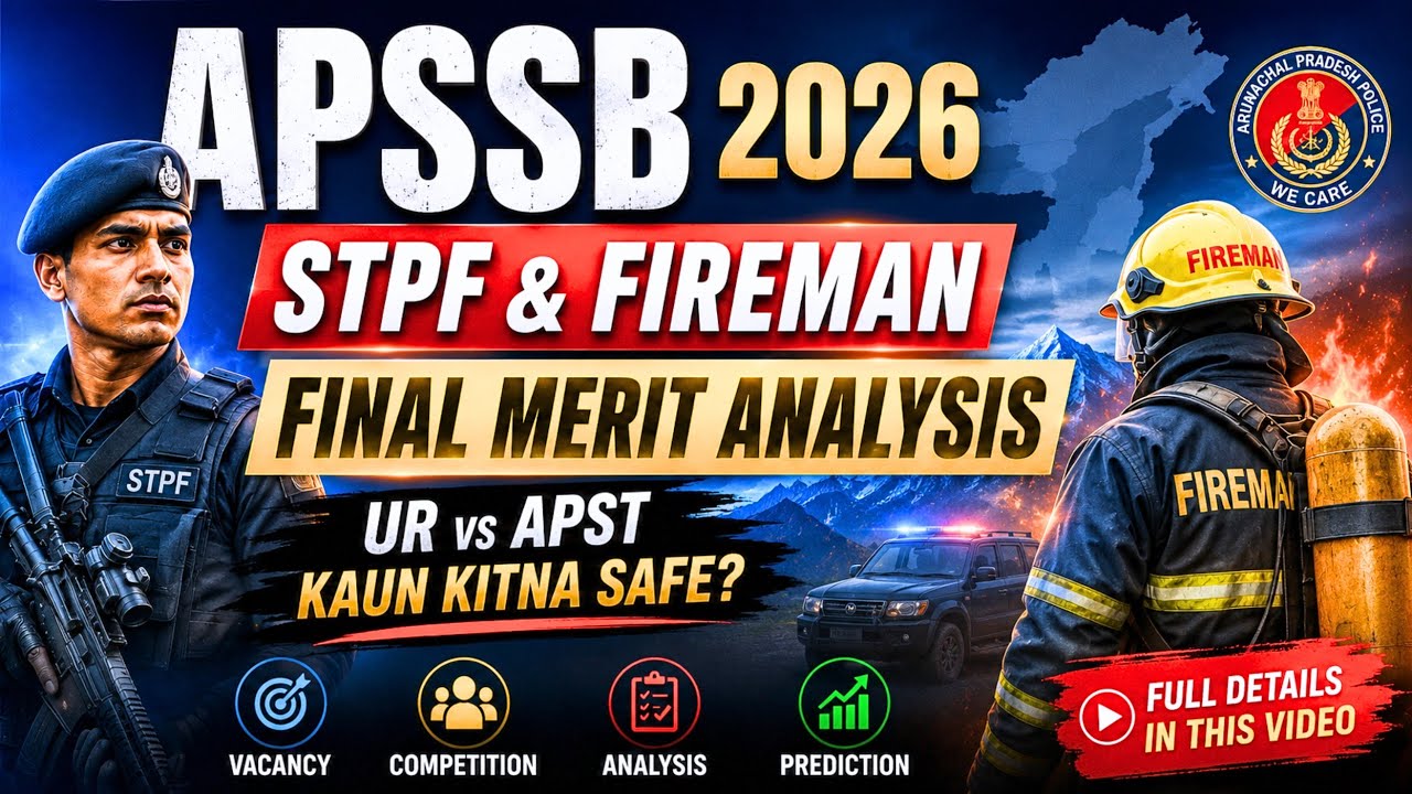 APSSB STPF & Fireman Final Merit 2026 🔥 Expected Cut Off | UR vs APST Safe Score Analysis