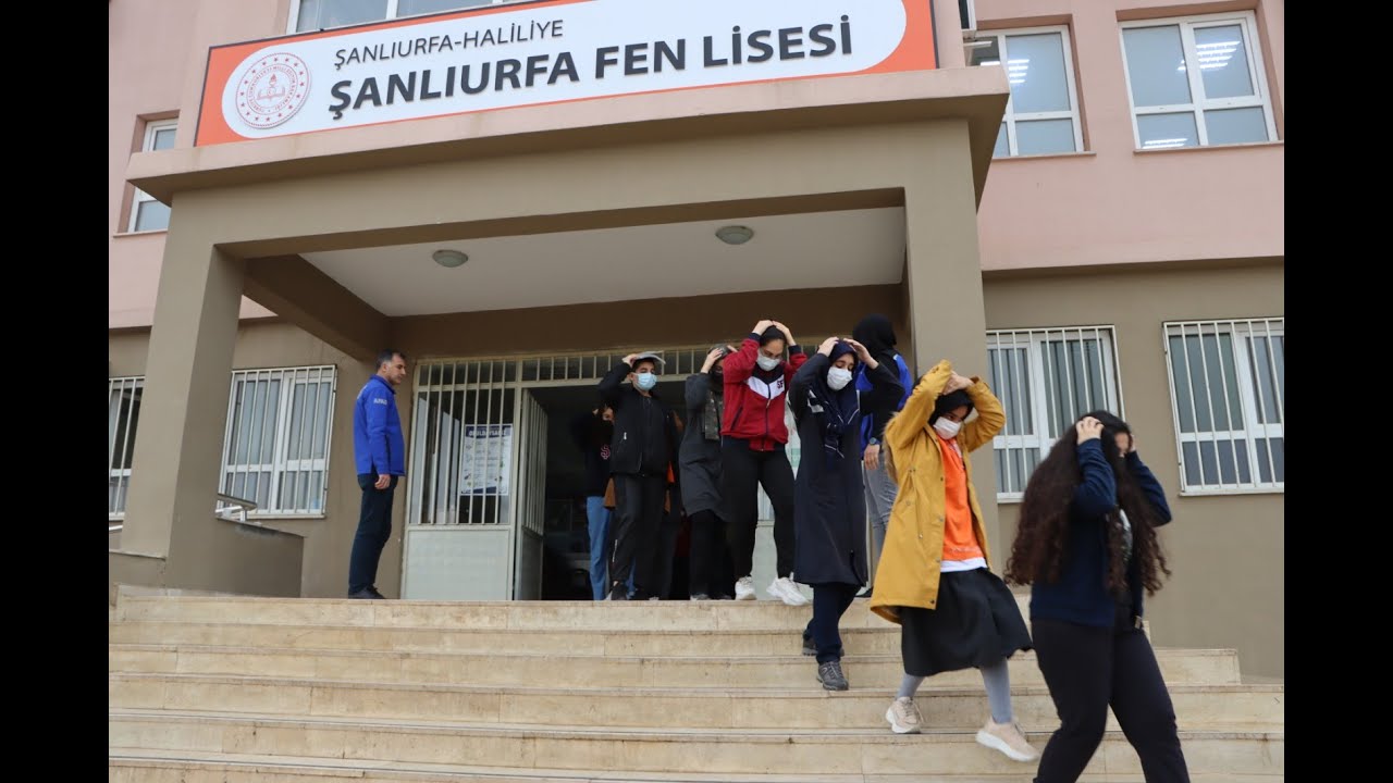 Deprem Tatbikatı Şanlıurfa