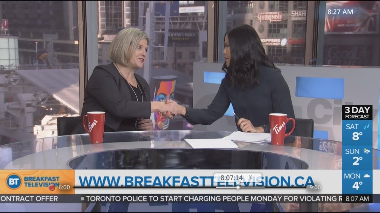 Ontario College Strike - Day 32 -Andrea Horwath clarifies NDP's B-T-W Bill opposition- November 2017
