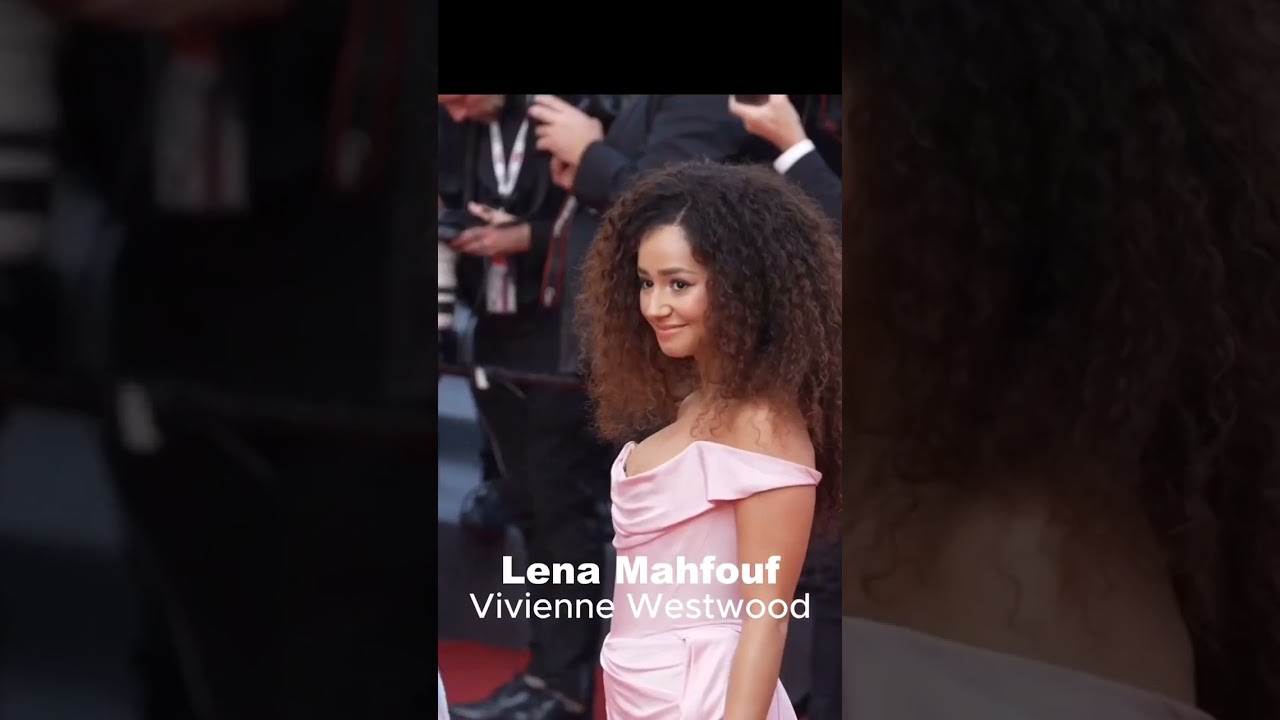 Lena Mahfouf at the Cannes Film Festival. #shorts #LenaMahfouf #LenaSituations