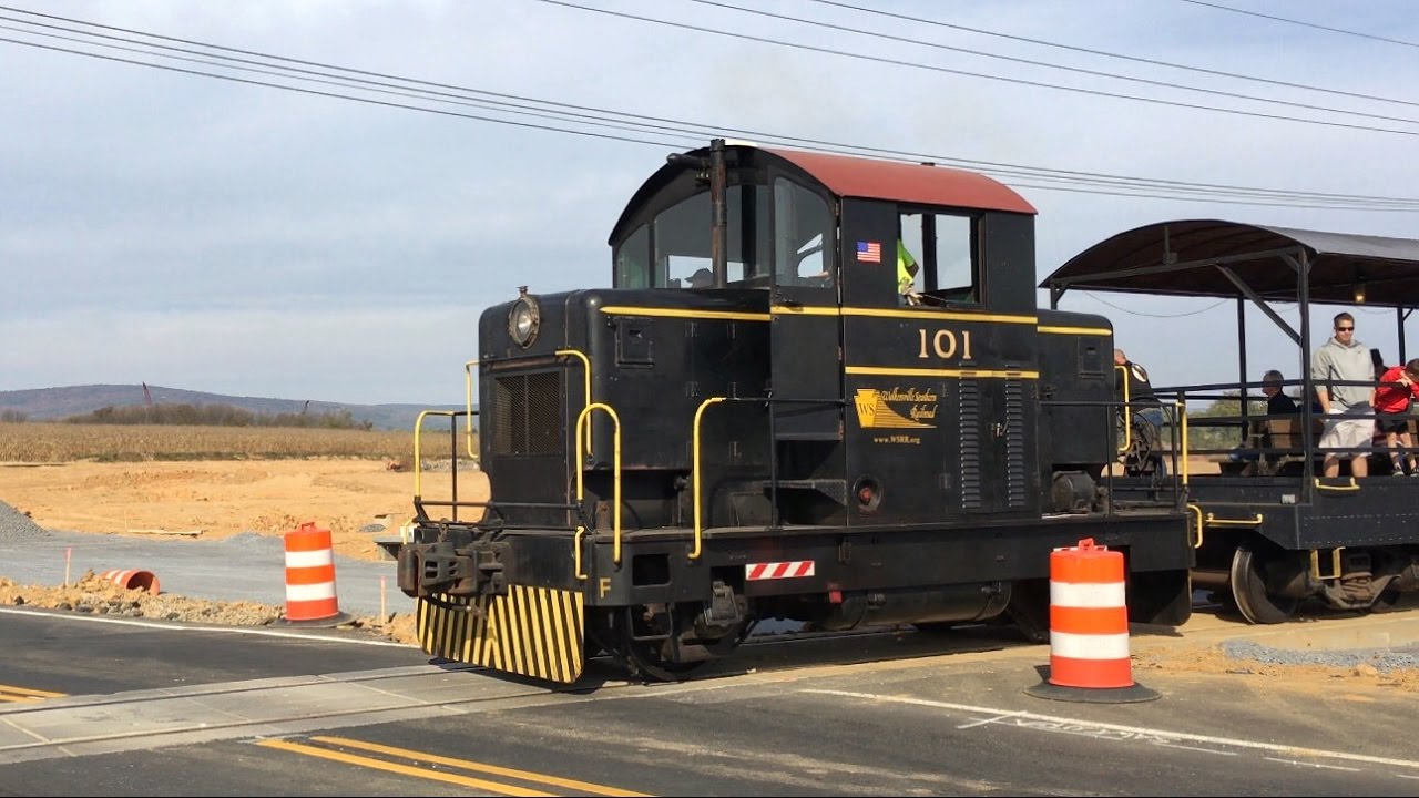 WSRR Excursion Crossing the Under Construction Monocacy Blvd [4K]