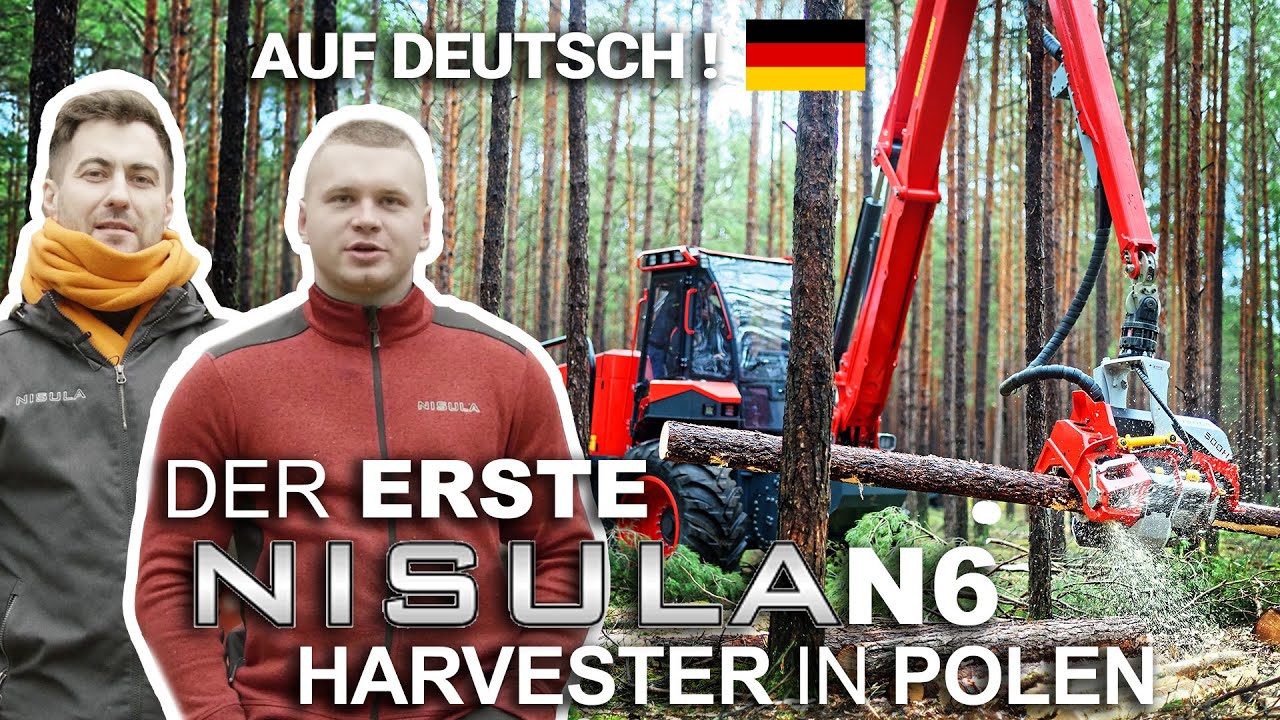 Wir übergeben den ersten Nisula N6 Harvester in Polen ...AUF DEUTSCH!