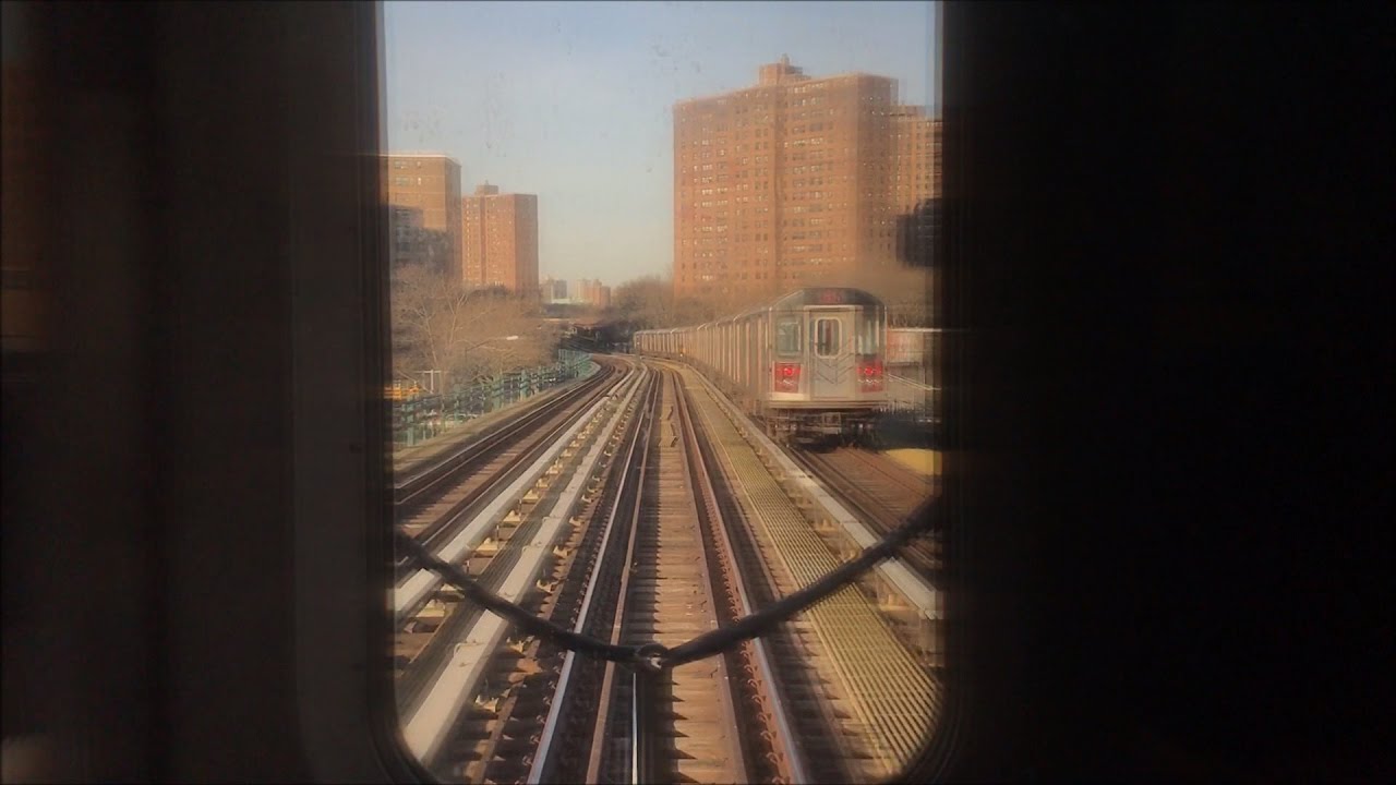 NYC Subway HD 60fps: R142 5 Express Train Cab Window Ride (Nereid Av to 3rd Av-149th St) 4/11/17