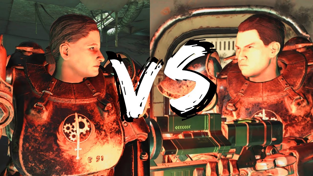 PALADIN RAHMANI VS KNIGHT SHIN! Fallout 76