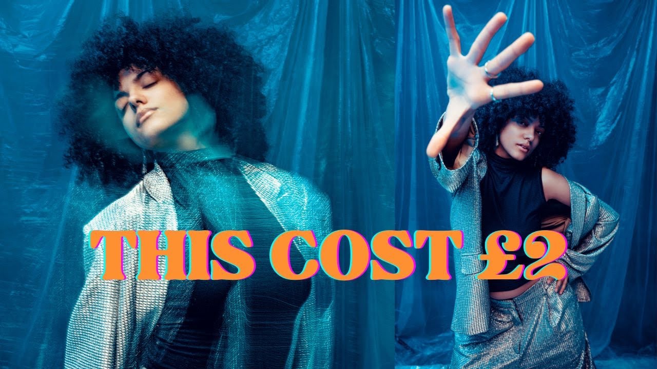 I Shot This Fashion Portrait With £2 of Poundland Plastic - Shutter drag