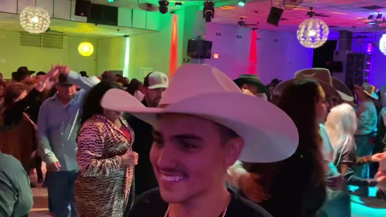 11/23/22 Dancing to conjunto music, Ricky Naranjo y Los Gamblers at Far West San Antonio, Tx #2