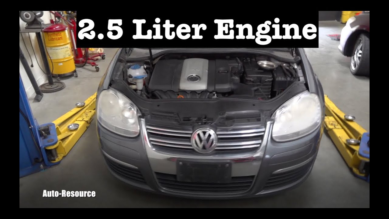 Замена масла в двигателе VW Jetta 2.5