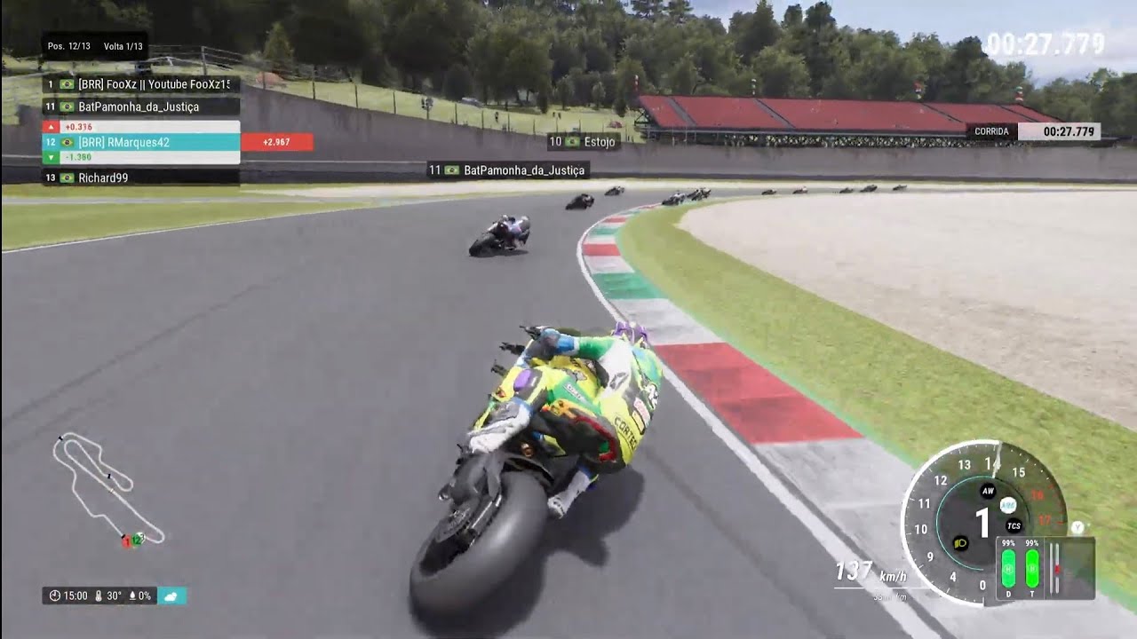 RIDE 5 | BRR Champ | Mugello | Corrida de recuperação