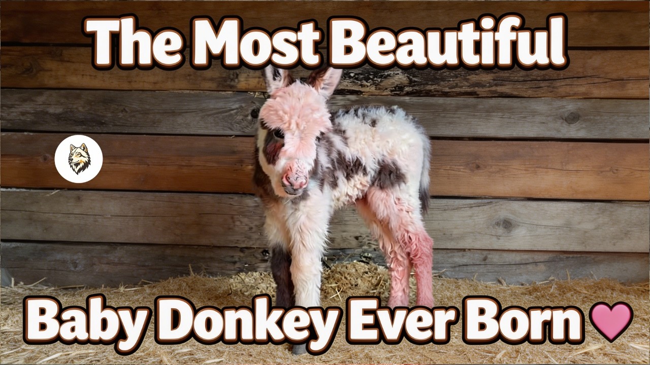 She Almost Didn't Make It | The Birth of Yumi, The Most Beautiful Baby Donkey In The World