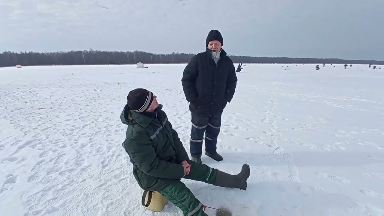 Как всегда окушки спасли рыбалку)с мормышкой на озере крушиновском(часть 2)Гомельская обл, Беларусь