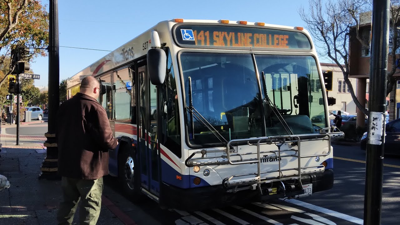 SamTrans 2010 Gillig BRT 35' #527 on Route 141