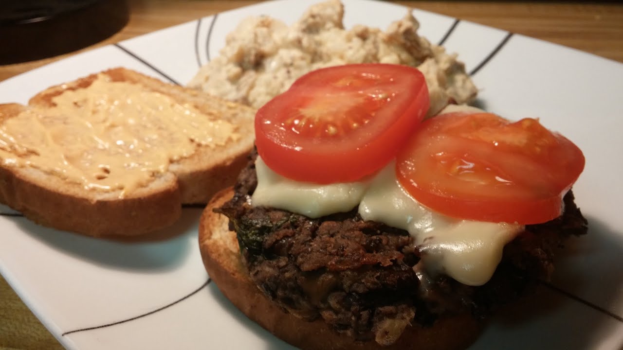 Black bean and mushroom burgers