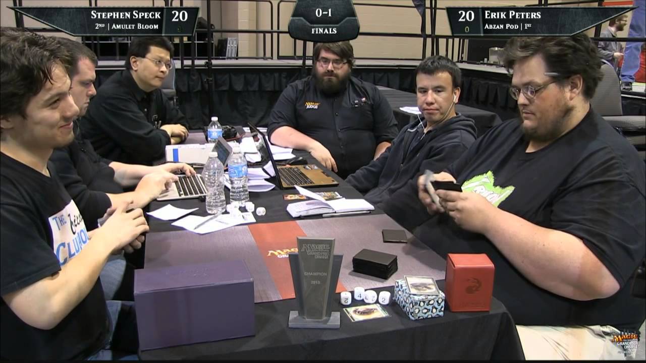 Grand Prix Omaha 2015 Finals: Erik Peters (Birthing Pod) vs. Stephen Speck (Amulet Bloom)