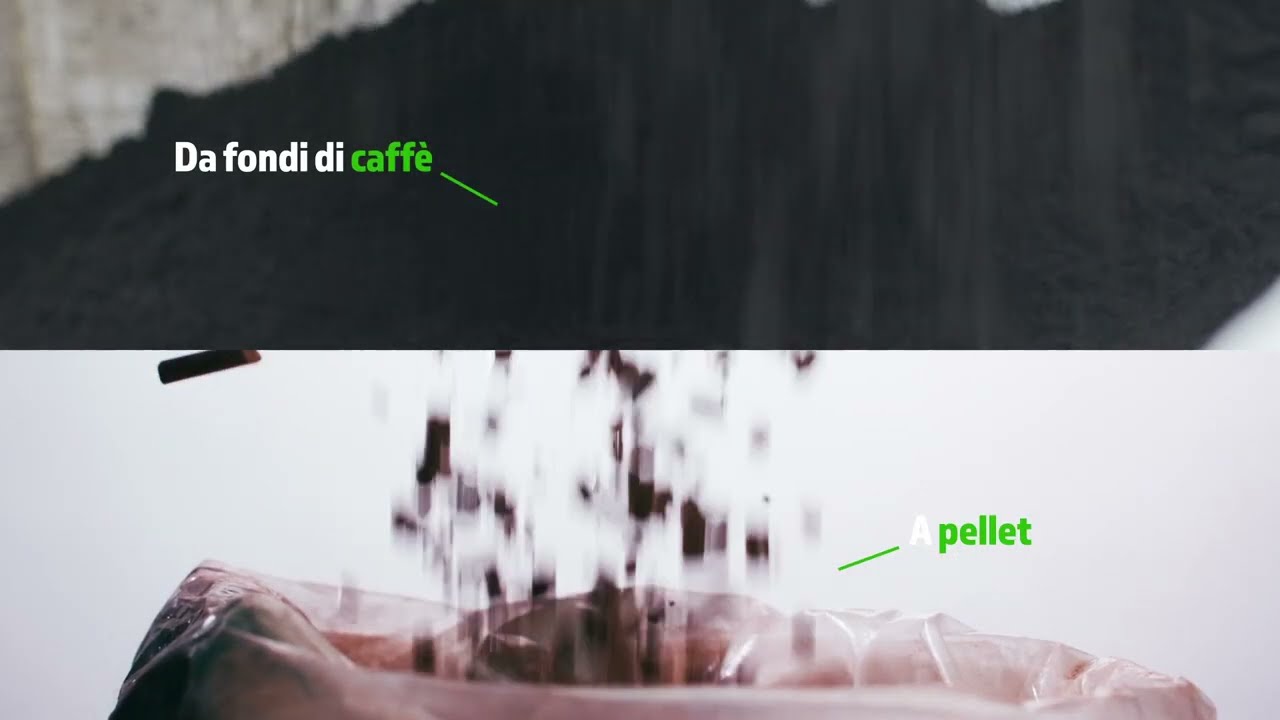 Da fondi di caff&egrave; a pellet