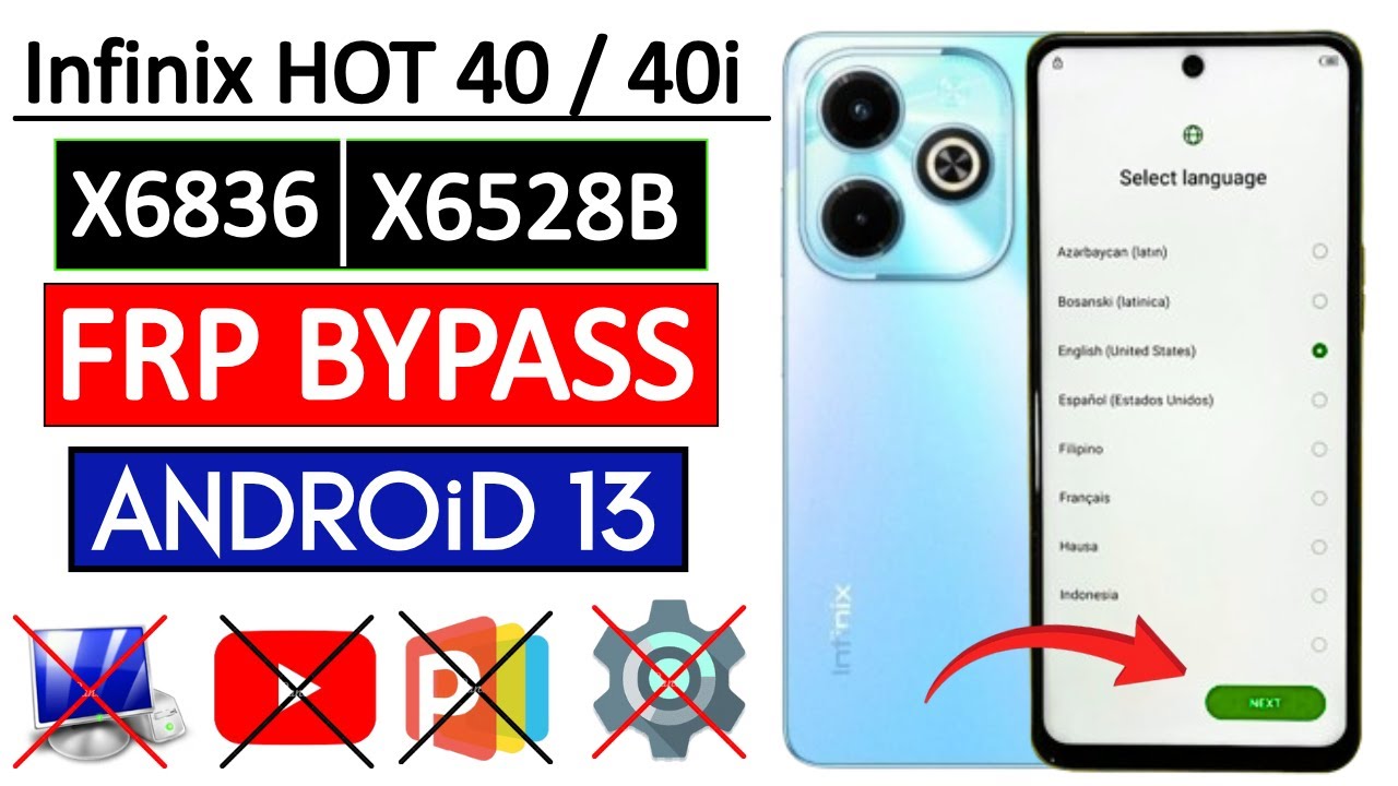 Infinix Hot 40 | Hot 40i Frp Bypass (New Solution 2026) Without PC | Fix - Settings Not Open