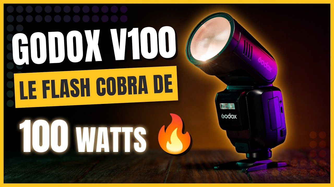 Godox V100 le flash cobra de 100 watts 🔥 (présentation & démo)