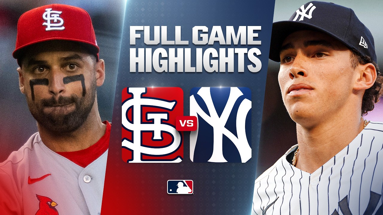 CARDINALS vs. YANKEES: Official Full Game Highlights (August 4) | MLB Season (George Lombard Jr.)