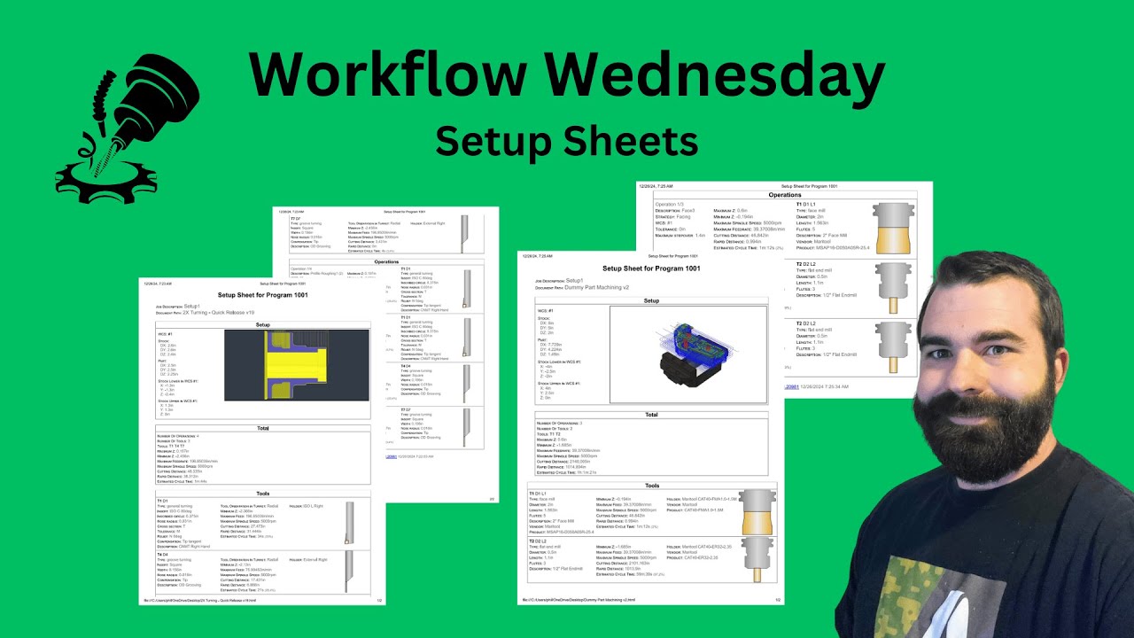 Workflow Wednesday: Setup Sheets