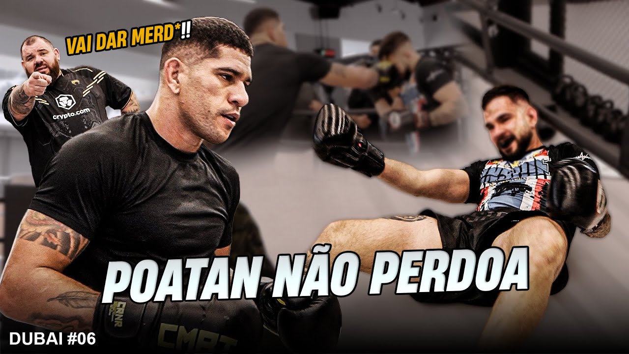 Alex Pereira é DESAFIADO na Academia e NÃO DEIXA BARATO - Sparring - Dubai #06
