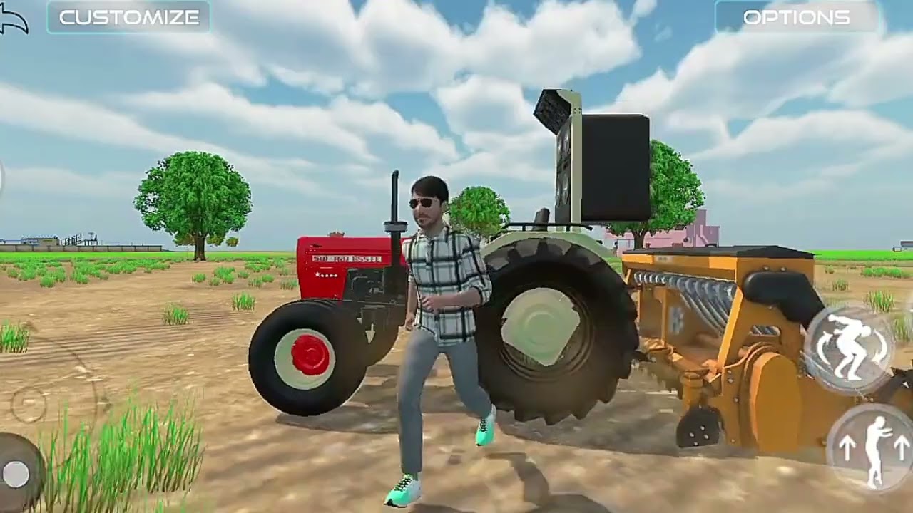 Dekho bhai log kaise khet Ko Main jotata hun #gaming #gameplay #youtubeshorts. #trendingtractor  