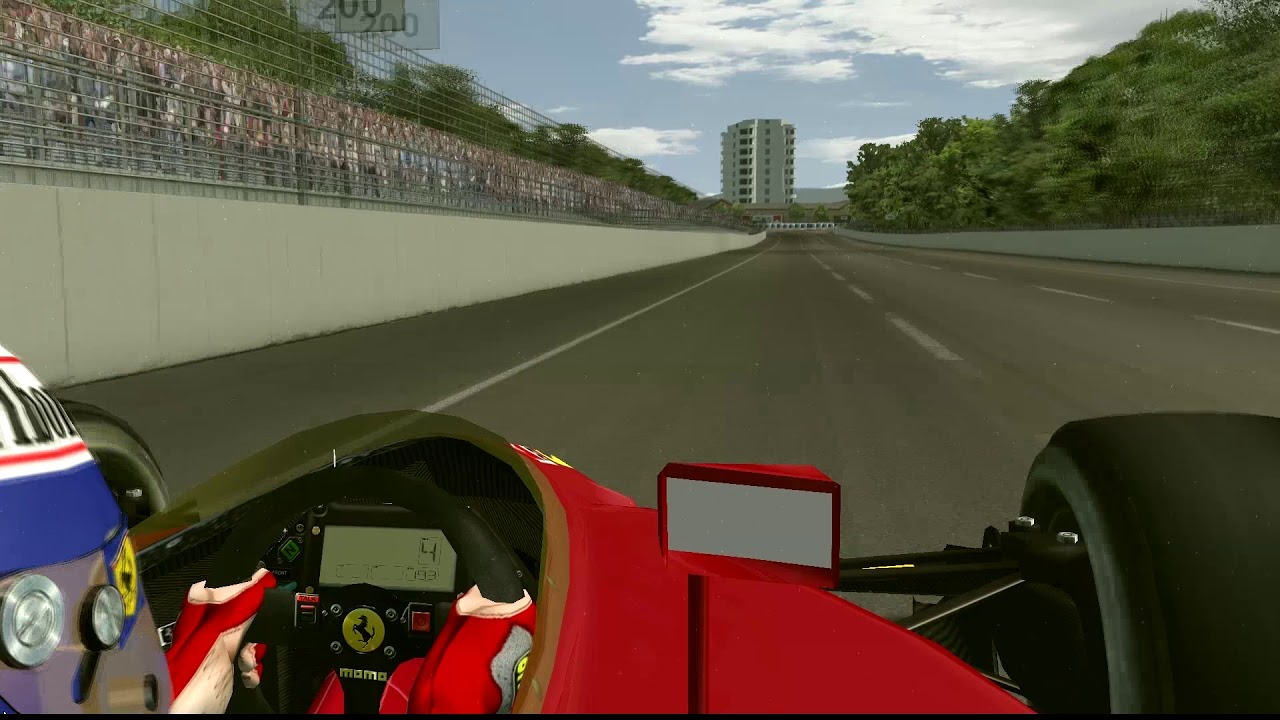 rFactor: Ferrari 641 - Alain Prost Onboard at Adelaide [REAL ONBOARD CAM]