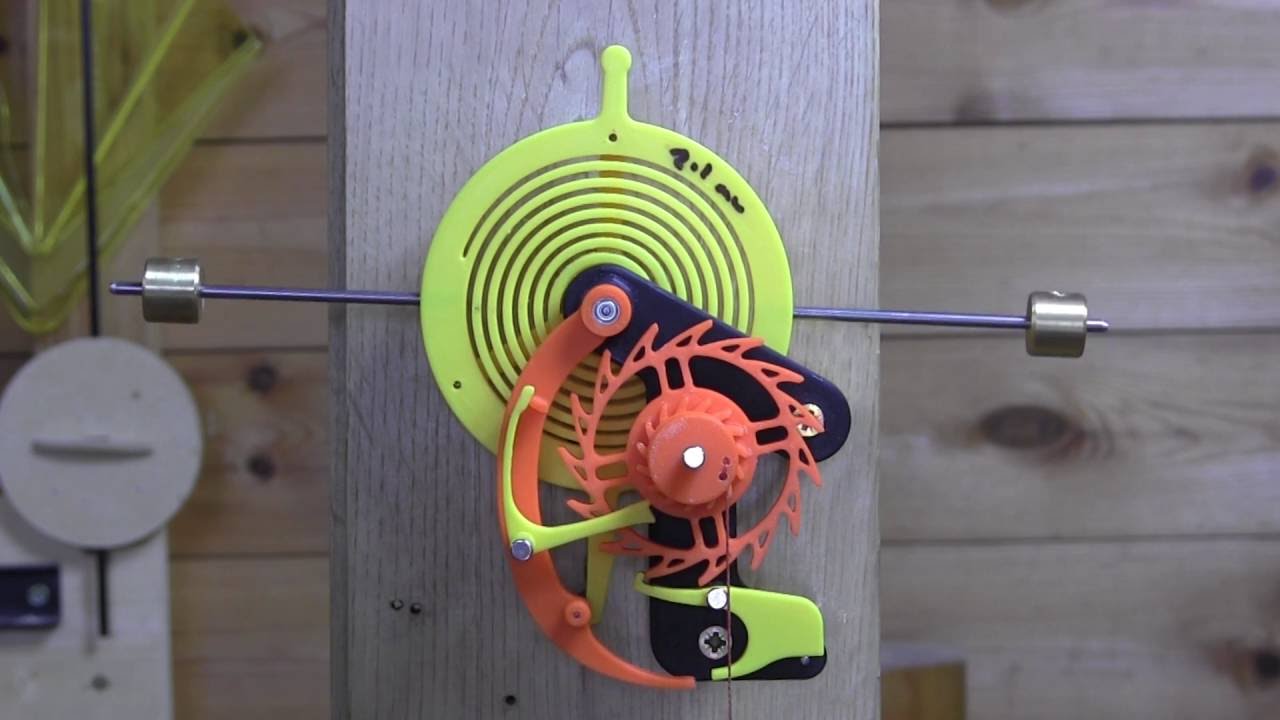 Brian Law's woodenclocks - Balance Wheel and Spring