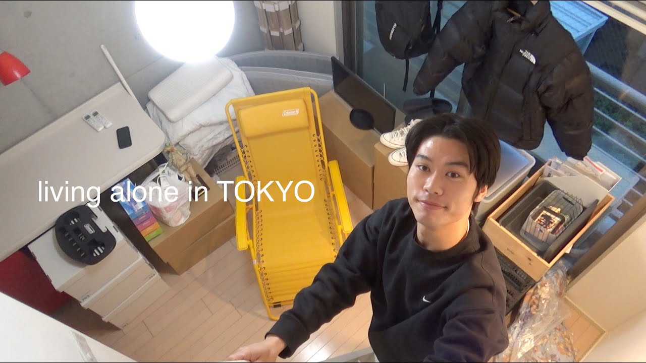 moving into my new TOKYO apartment ($550)