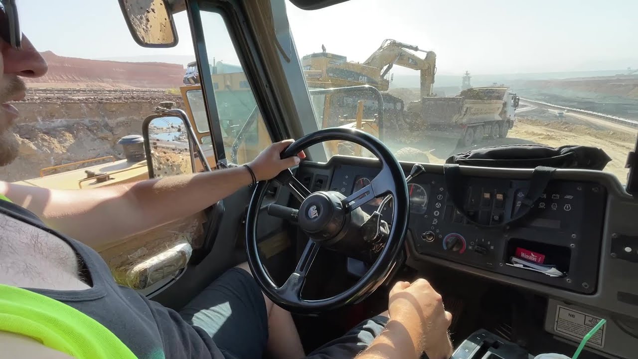 Working With Caterpillar 773D Dumper - Sotiriadis/Labrianidis Mining Works