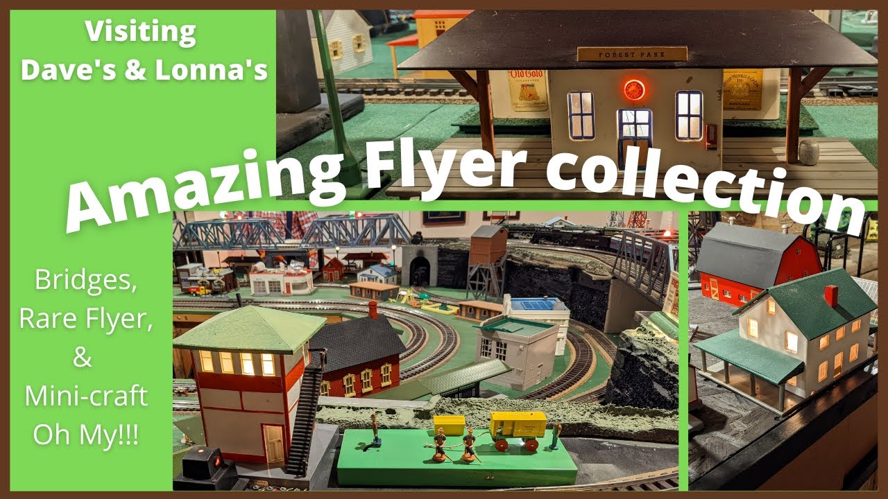 Showcasing the common and rare- a few hours with Dave & Lana, American Flyer collectors.