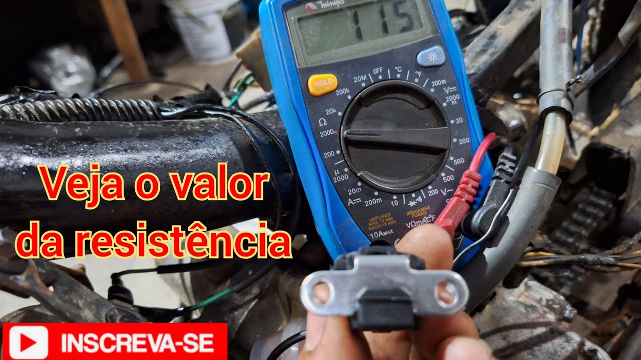 COMO MEDIR A RESISTÊNCIA DA BOBINA DE PULSO DA C100 BIZ E C100 DREAM