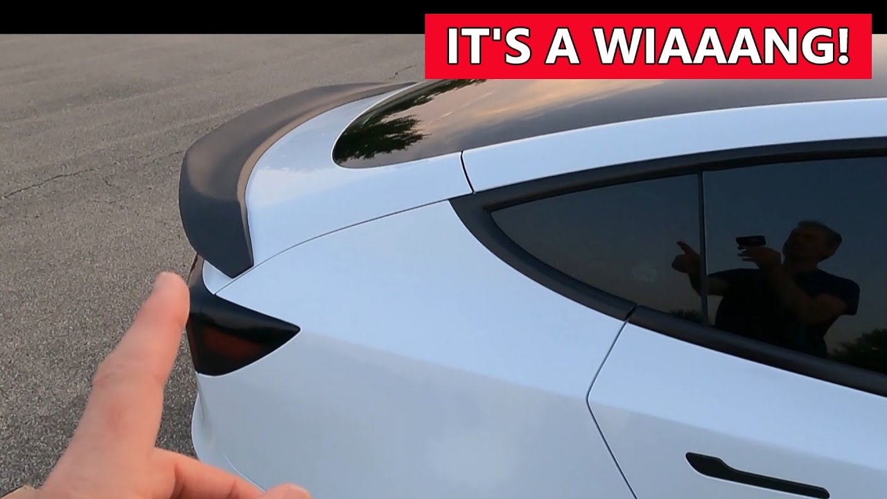 V-Style Carbon Fiber Spoiler from Yeslak - It's a Wiaaang!