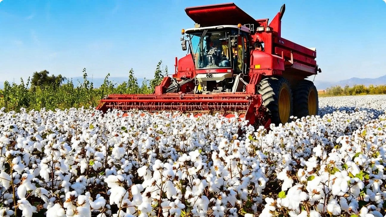 Inside a textile factory in Uzbekistan - the way they harvest tons of cotton every day is amazing