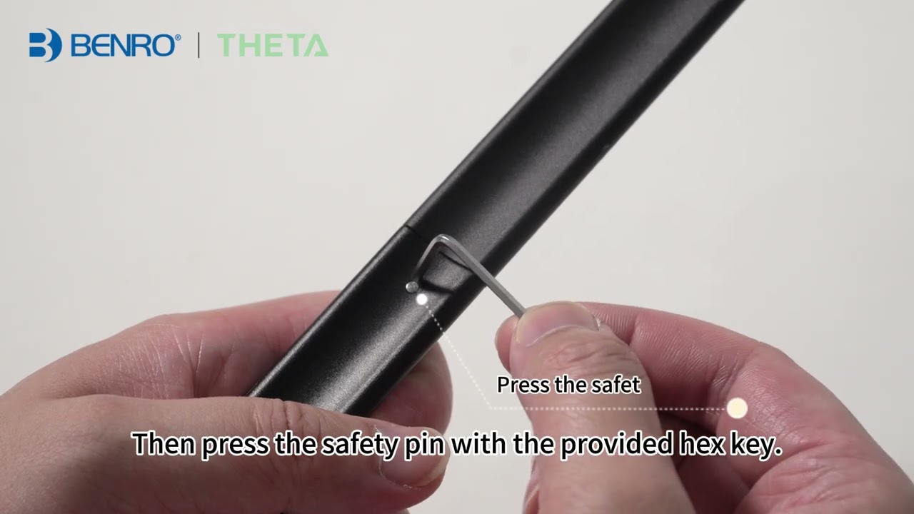 The tutorial of the central column on Benro Theta & Theta Max