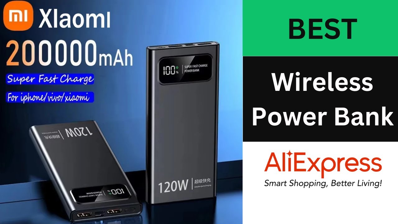 Fast Charging Power Bank on AliExpress &ndash; 120W 200000mAh Super High Capacity Battery